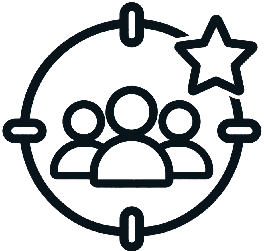 Talent marketplace icon.